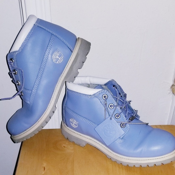 light blue timberland boots